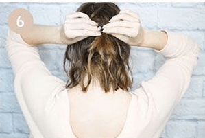 Как собрать короткие волосы