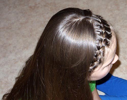 Прически на средние волосы детские