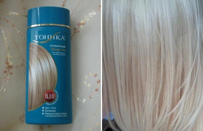 Как покрасить волосы в блонд после тоника